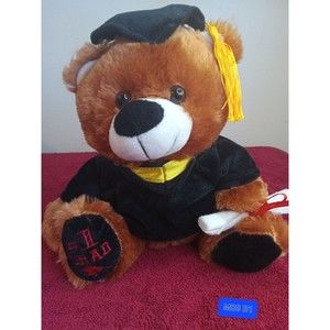 FIESTA TEDDY BEAR GRADUATION. 10" INC